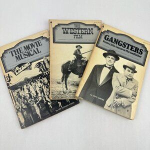 Vtg Pyramid Illustrated History Of The Movies Musical Gangsters Westerns 3 Books